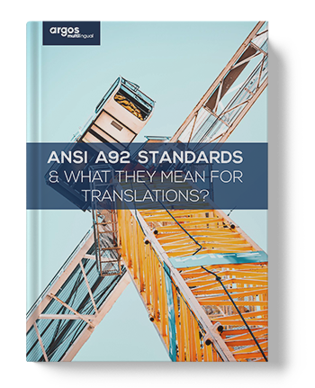 ANSI A92 Standards & What They Mean For Translations?