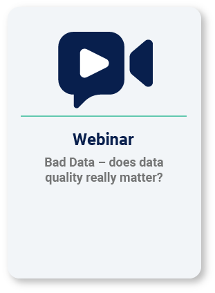 Bad Data - does data quality really matter?