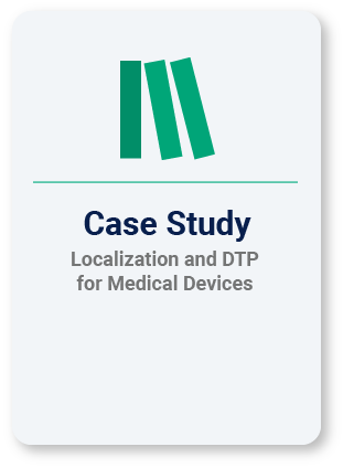 Localization and DTP for Medical Devices