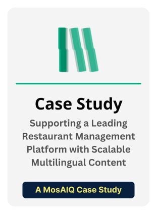 Supporting a Leading Restaurant Management Platform with Scalable Multilingual Content