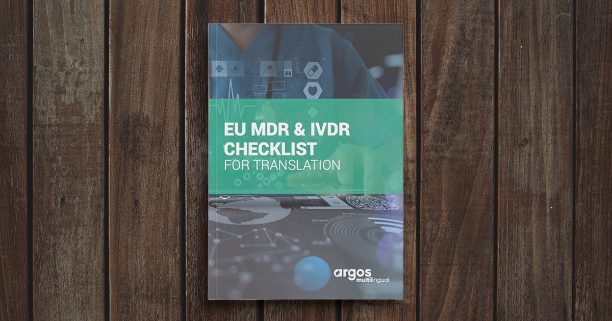 MDR - IVDR Checklist - Argos Multilingual